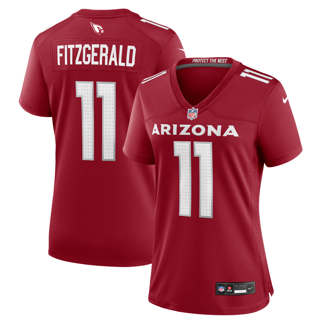 Larry Fitzgerald Arizona Cardinals Women's Team Retired Game Jersey - Cardinal