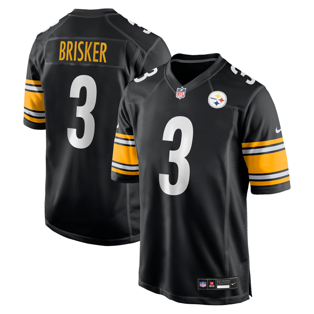 Jaquan Brisker Pittsburgh Steelers Team Game Jersey - Black