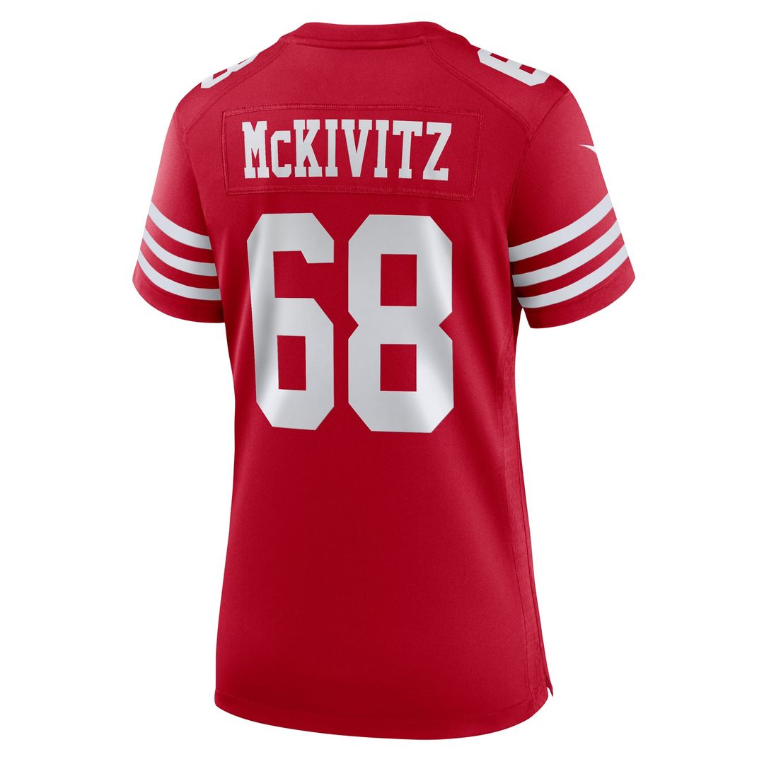 Colton McKivitz San Francisco 49ers Women's Team Game Jersey - Scarlet