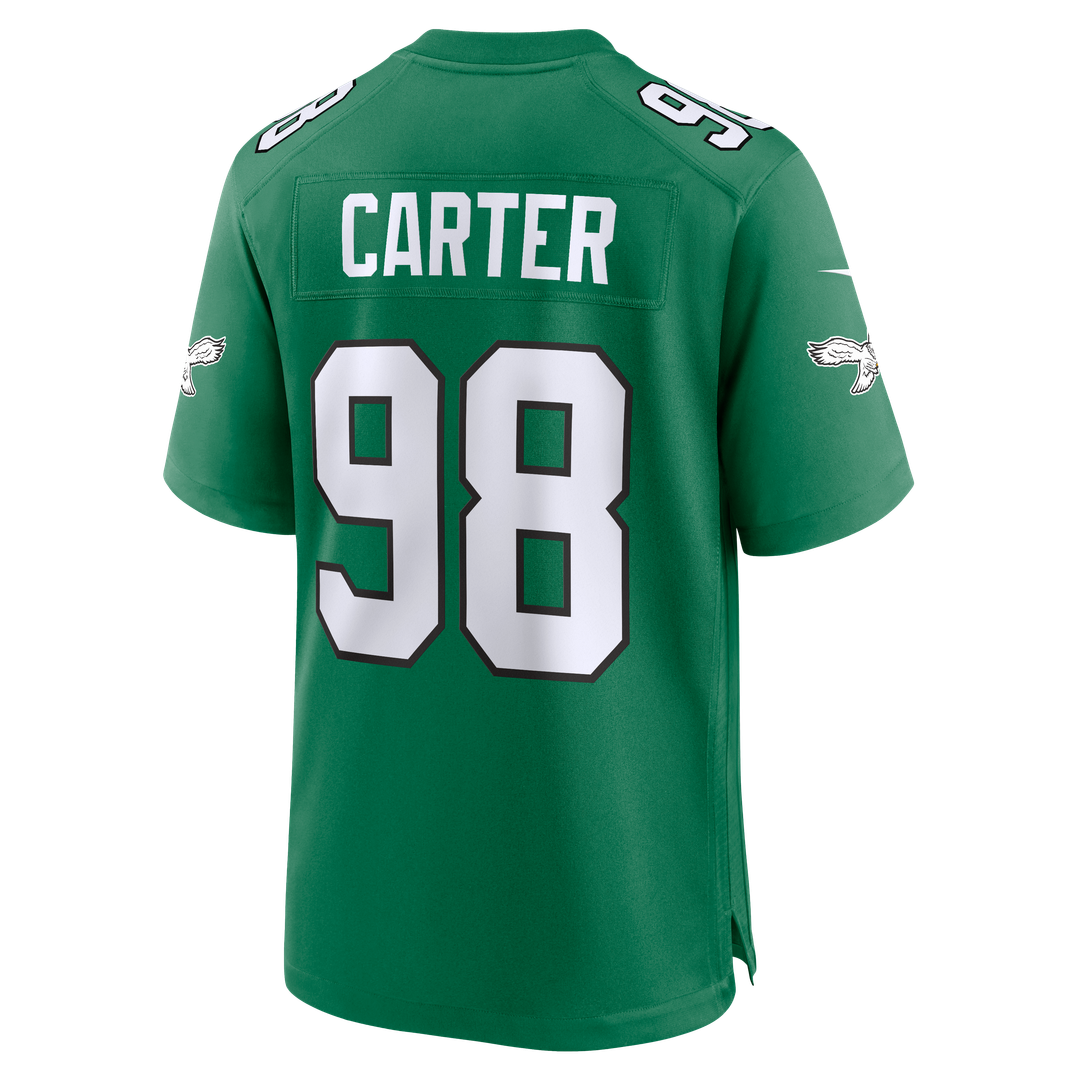 Jalen Carter Philadelphia Eagles Alternate Game Jersey - Kelly Green