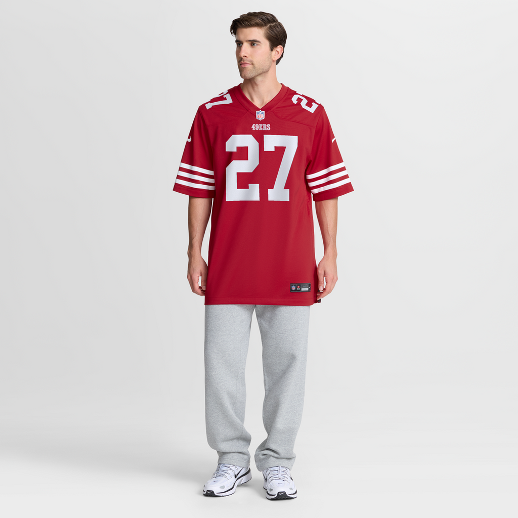Ji'Ayir Brown San Francisco 49ers Team Game Jersey - Scarlet