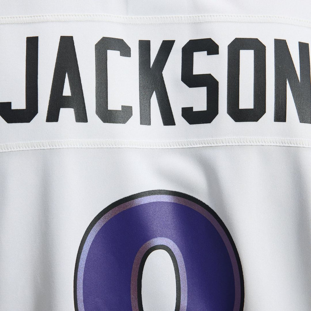 Lamar Jackson Baltimore Ravens Game Jersey - White