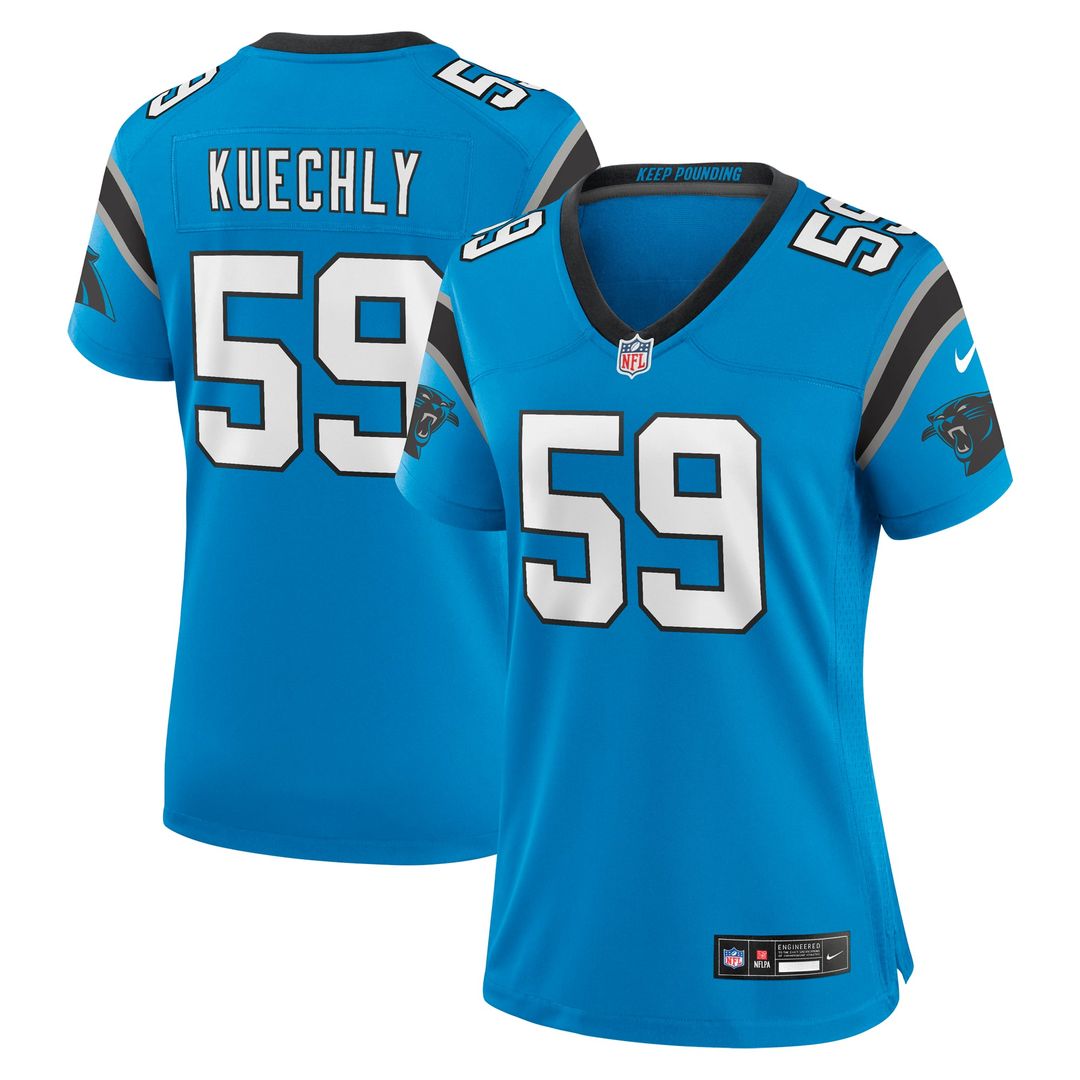 Luke Kuechly Carolina Panthers Women's Retired Player Game Jersey - Blue