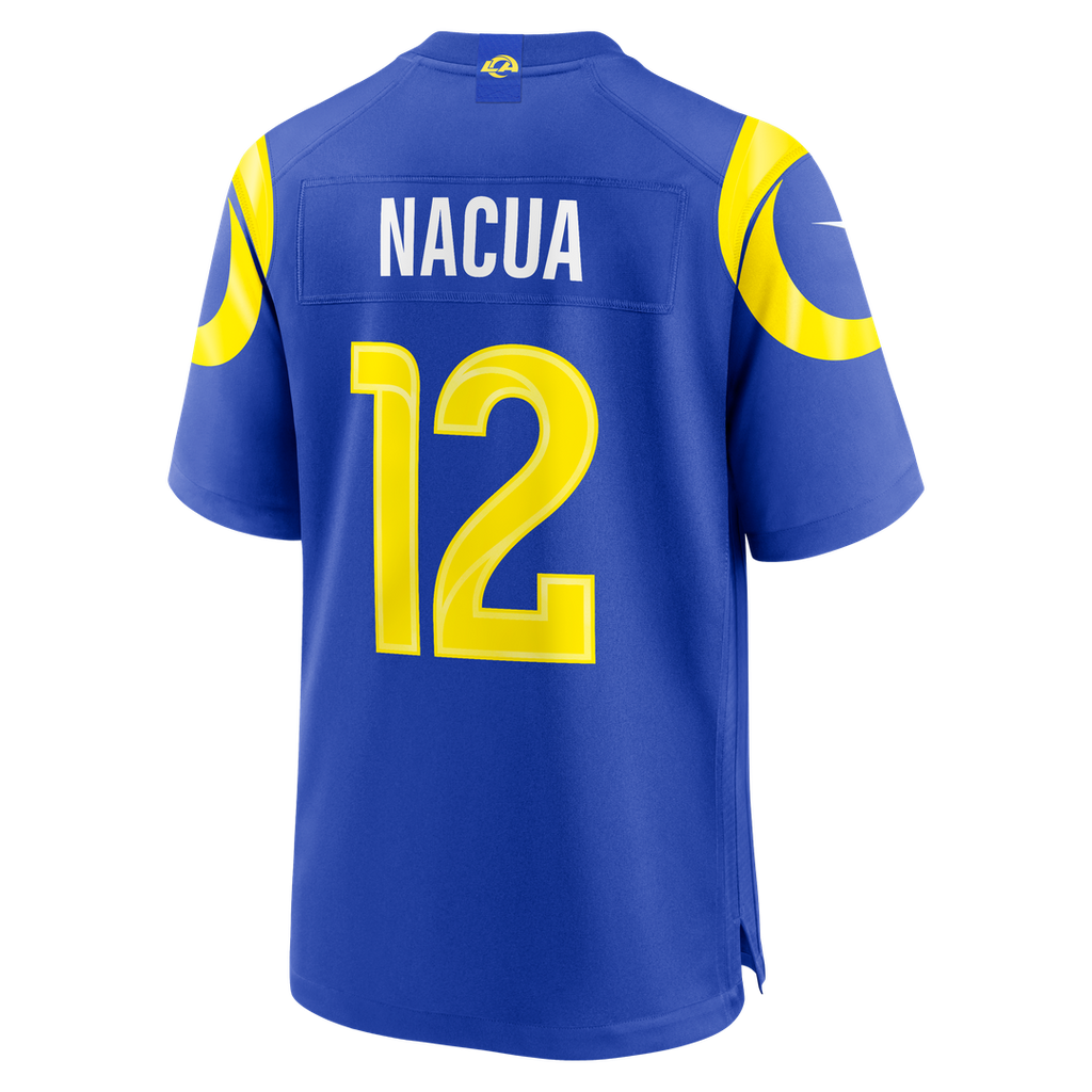 Puka Nacua Los Angeles Rams Team Game Player Jersey - Royal