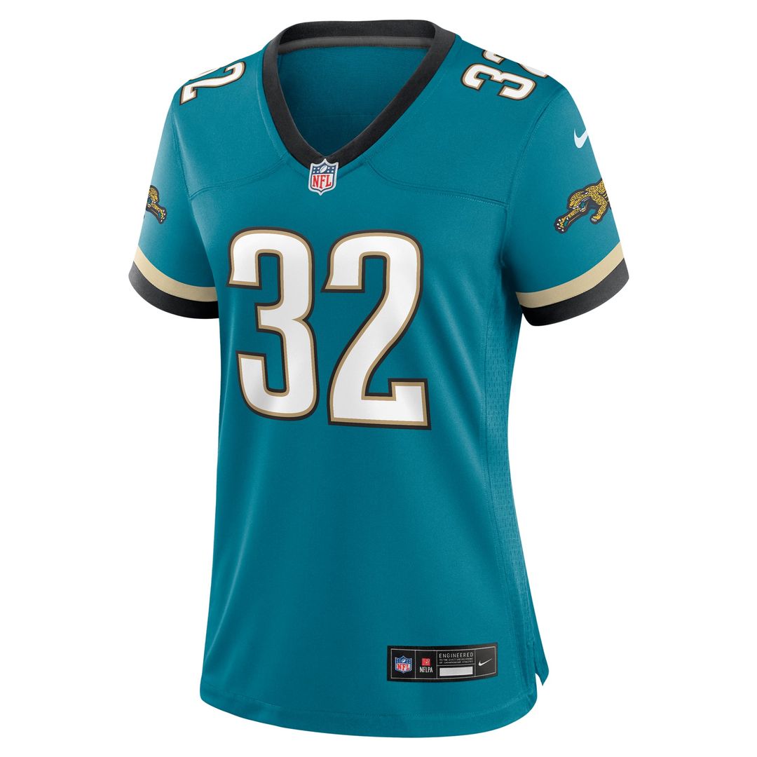 Maurice Jones - Drew Jacksonville Jaguars Women's Prowler Throwback Retired Player Game Jersey - Teal