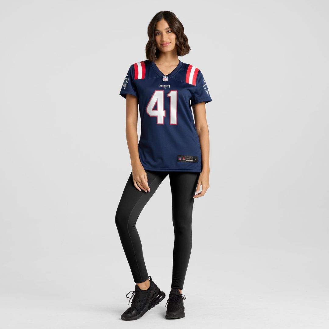 Brenden Schooler New England Patriots Women's Game Jersey - Navy