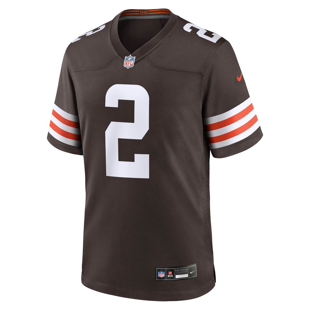 Shedeur Sanders Cleveland Browns Game Jersey - White