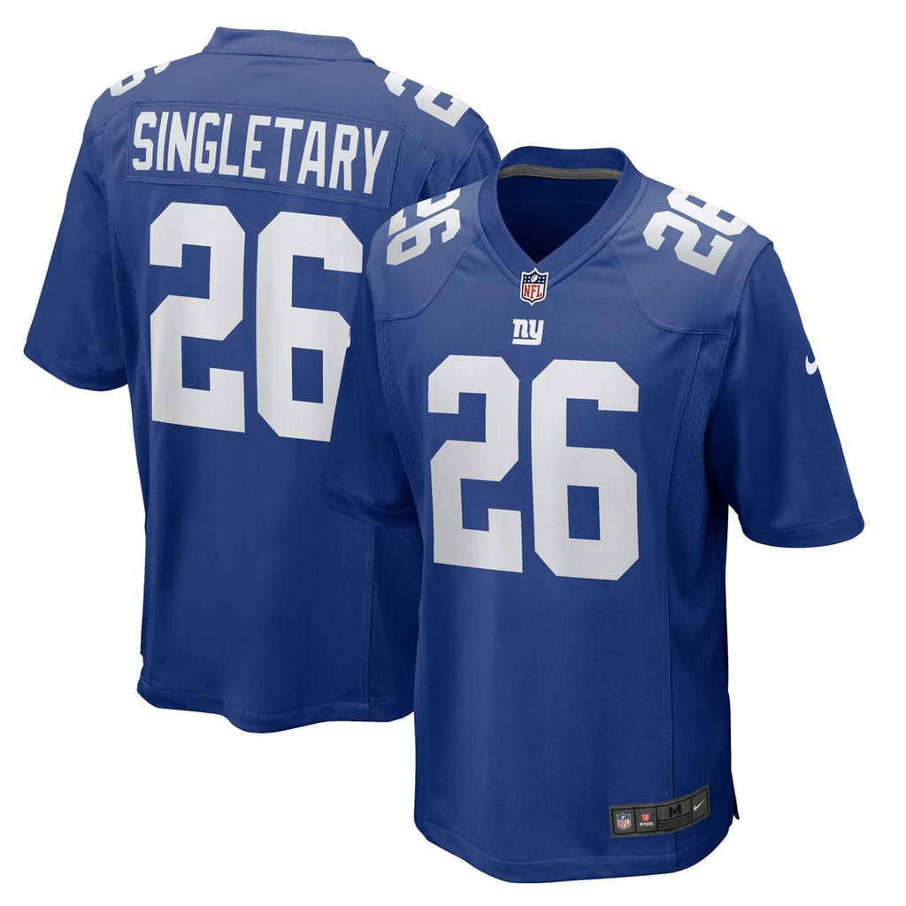 Devin Singletary New York Giants Team Game Jersey - Royal