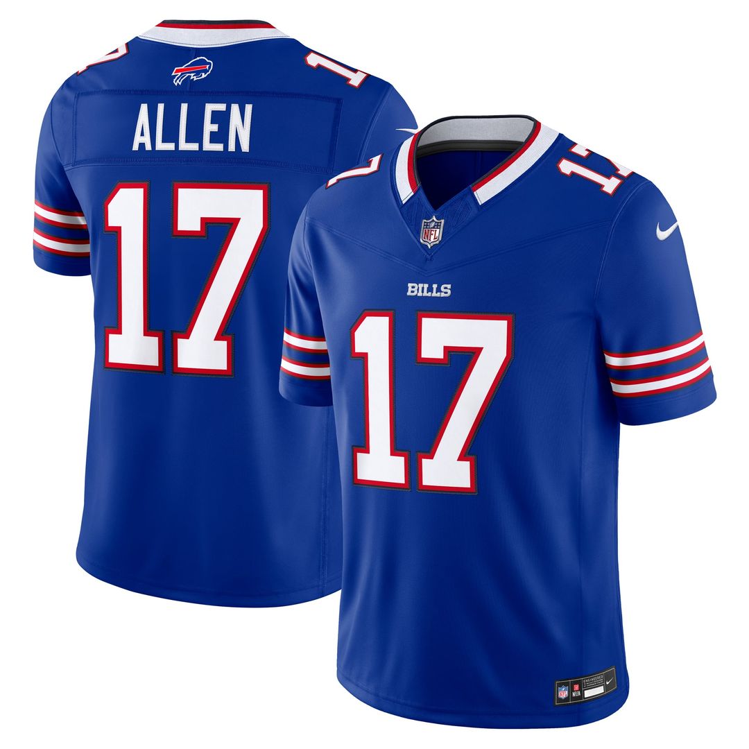 Josh Allen Buffalo Bills Vapor F.U.S.E. Stitched Limited Jersey - White
