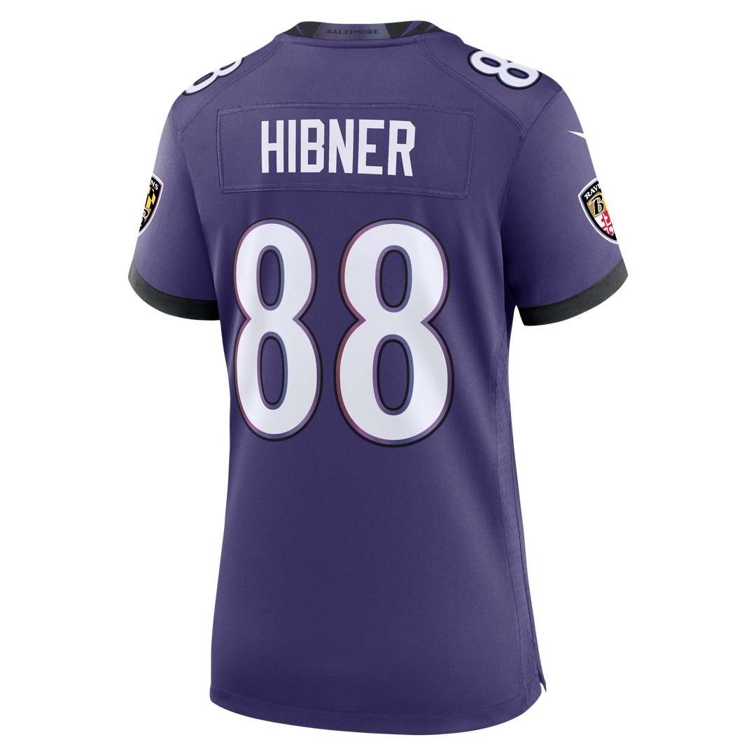 Matthew Hibner Baltimore Ravens Women's Team Game Jersey - Purple