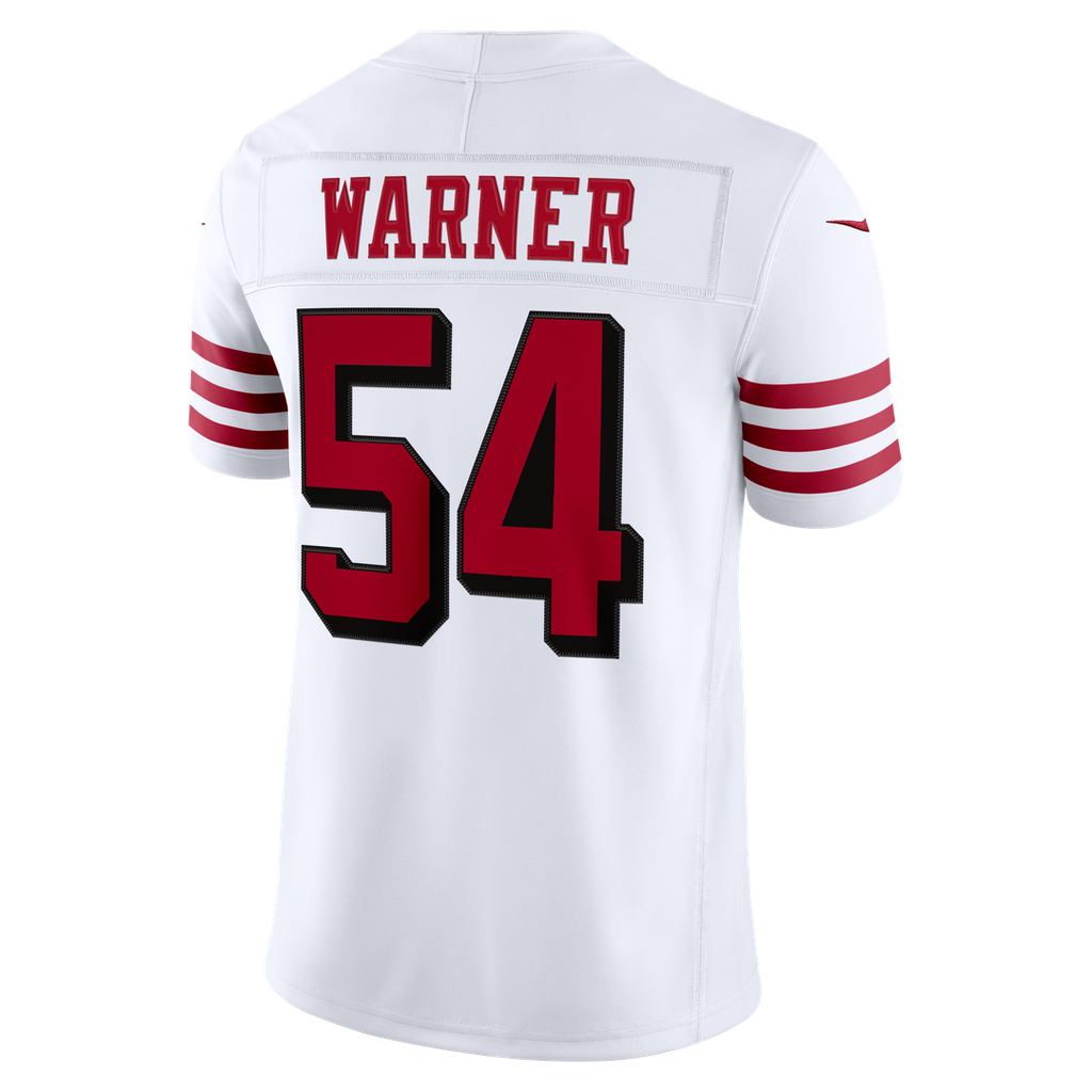 Fred Warner San Francisco 49ers Team Vapor F.U.S.E. Stitched Limited Jersey - Scarlet