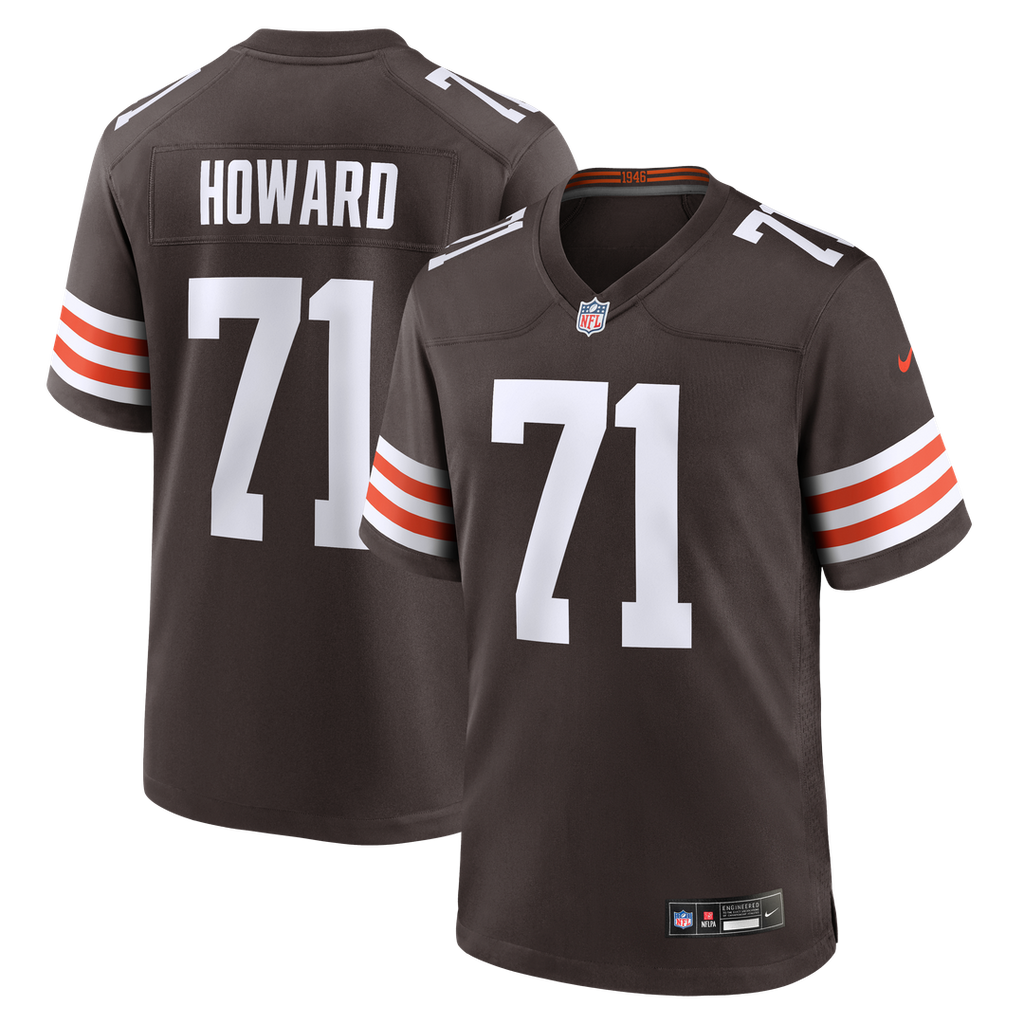 Tytus Howard Cleveland Browns Team Game Jersey - Brown