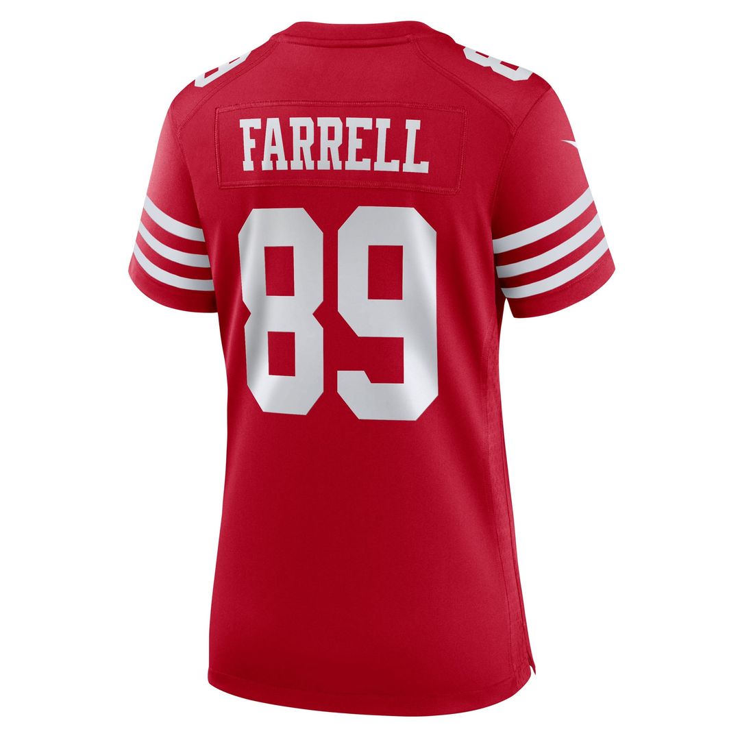 Luke Farrell San Francisco 49ers Women's Team Game Jersey - Scarlet