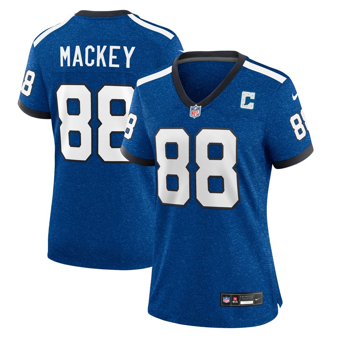 John Mackey Indianapolis Colts Women's Indiana Nights Alternate Game Jersey - Royal