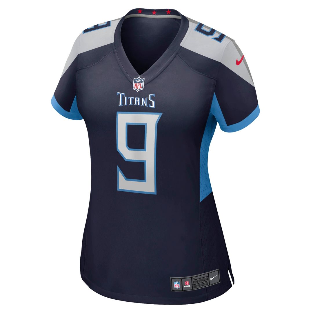 Steve McNair Tennessee Titans Women's Oilers Throwback Retired Player Game Jersey - Light Blue