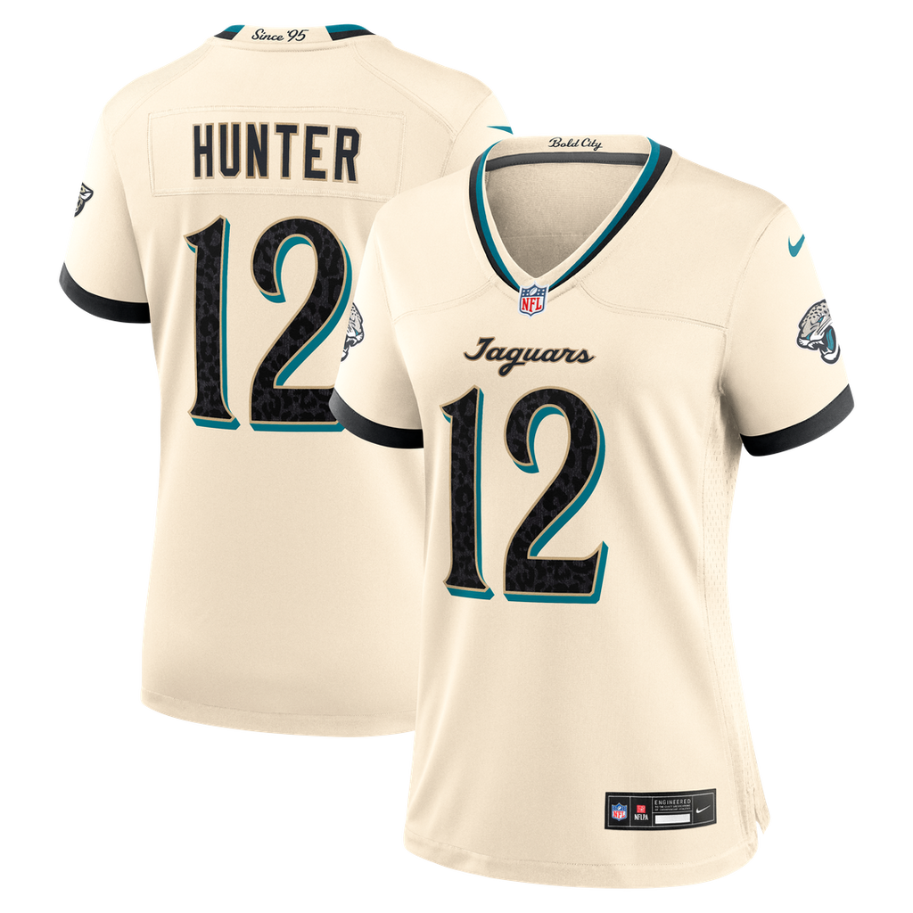 Travis Hunter Jacksonville Jaguars Women's 2026 Rivalries Collection Game Jersey - Natural