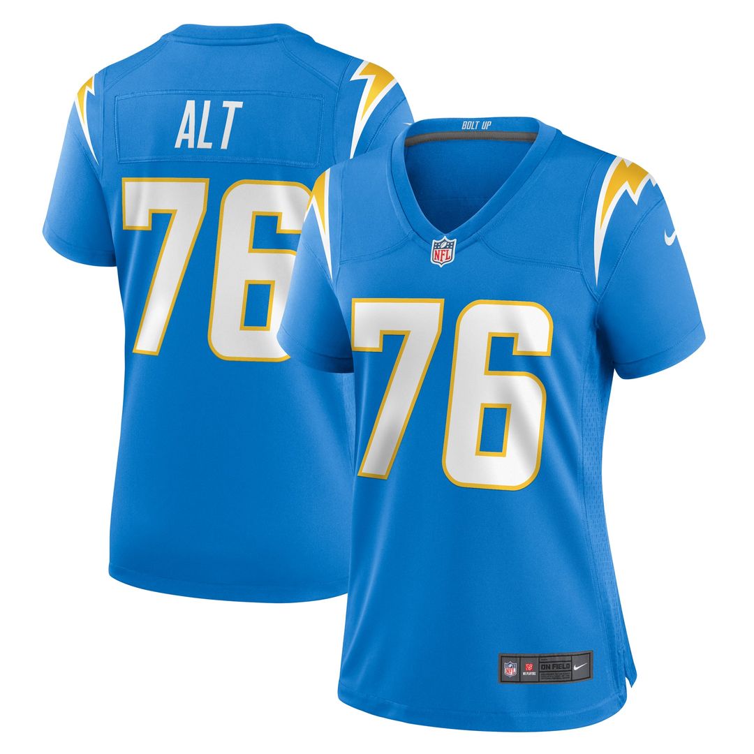 Joe Alt Los Angeles Chargers Women's Game Jersey - Powder Blue
