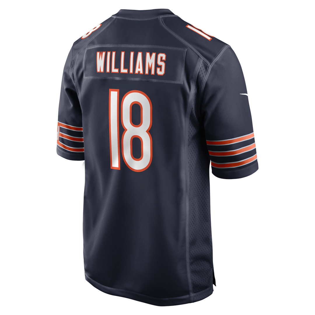 Caleb Williams Chicago Bears First Round Pick Player Game Jersey - White