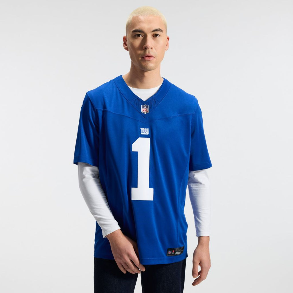 Malik Nabers New York Giants Team Vapor F.U.S.E. Stitched Limited Jersey - Royal