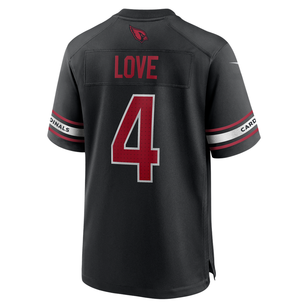 Jeremiyah Love Arizona Cardinals Alternate Game Player Jersey - Black