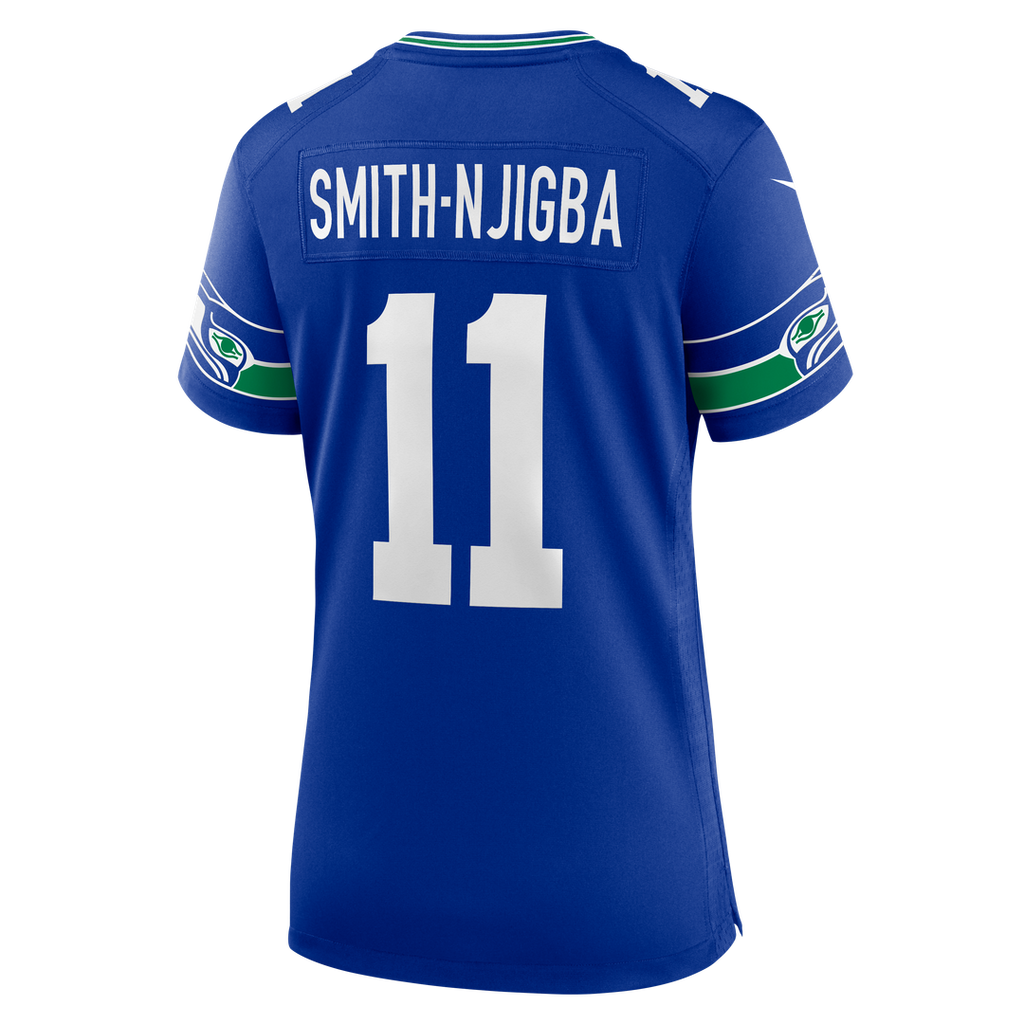 Jaxon Smith - Njigba Seattle Seahawks Women's Game Jersey - College Navy