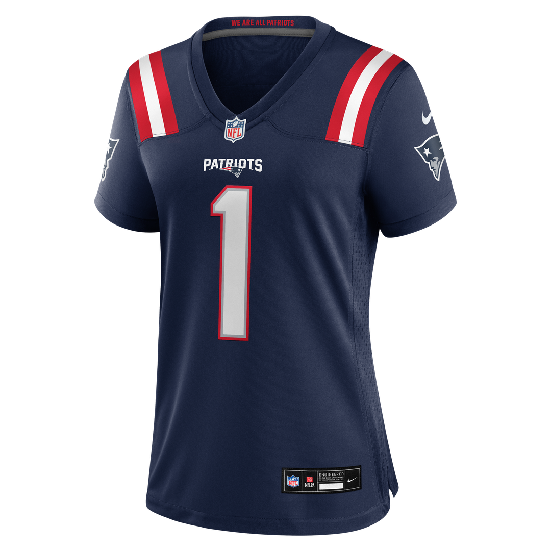 A.J. Brown New England Patriots Women's Game Jersey - Navy