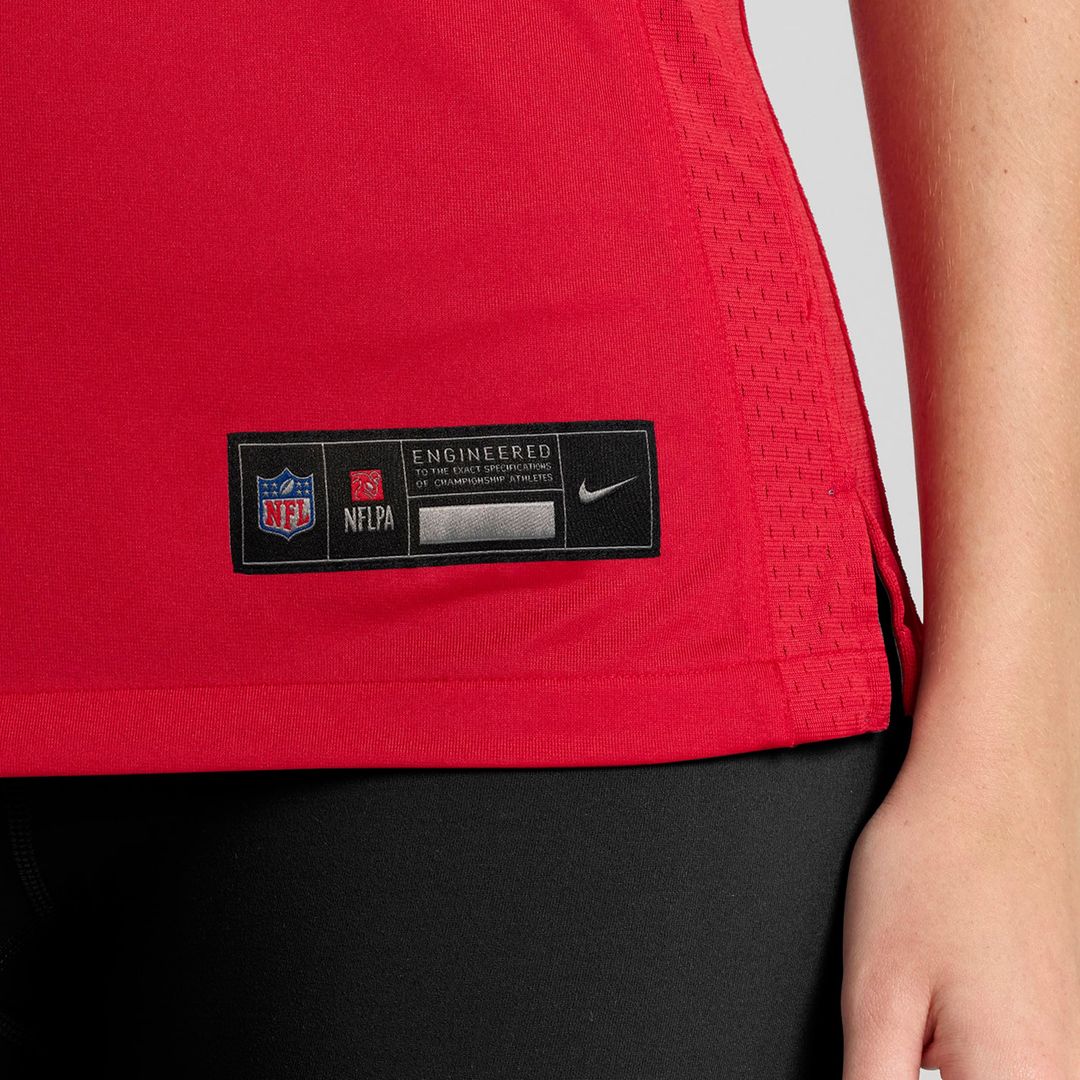 Dominick Puni San Francisco 49ers Women's Team Game Jersey - Scarlet