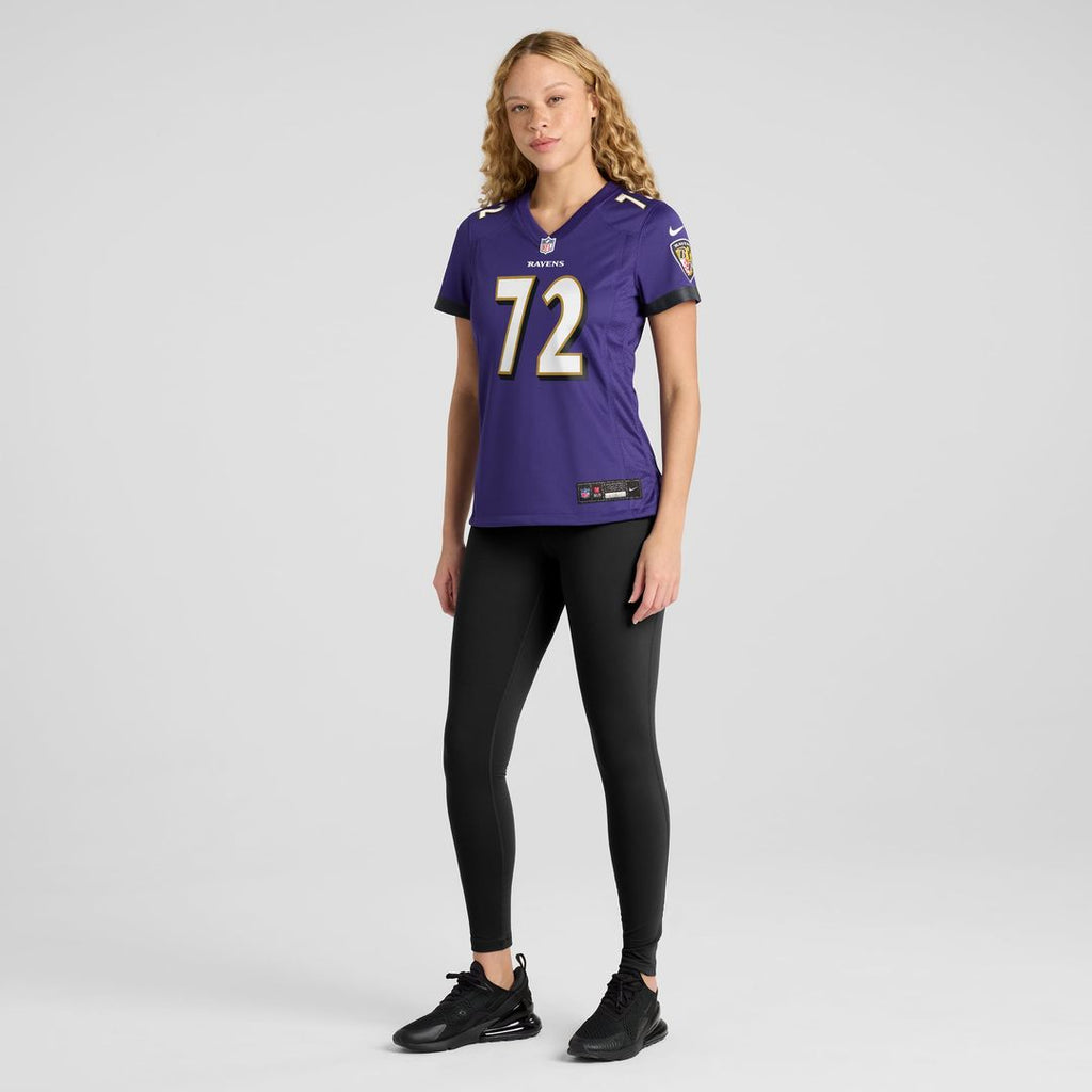 Andrew Vorhees Baltimore Ravens Women's Game Jersey - Purple