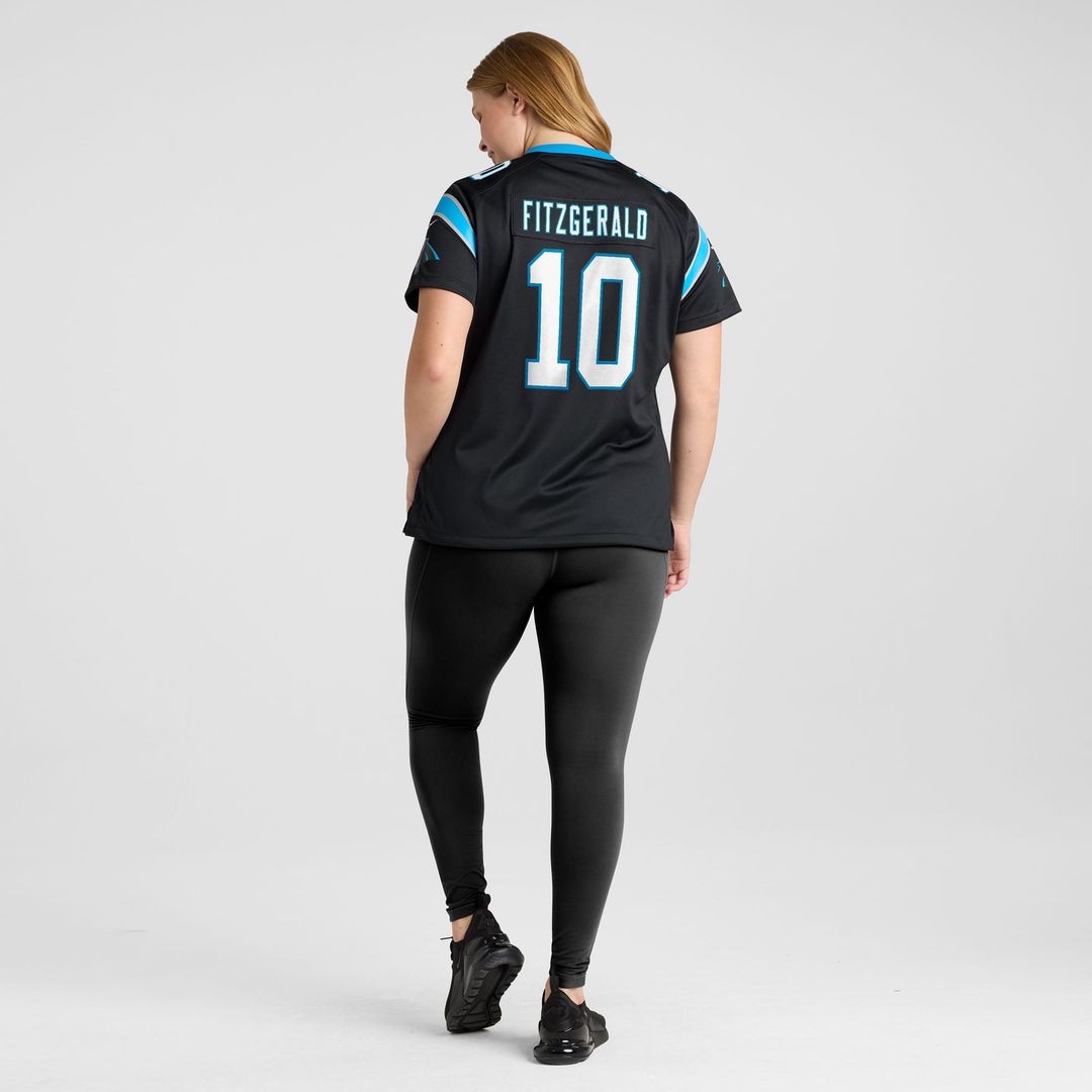 Ryan Fitzgerald Carolina Panthers Women's Team Game Jersey - Black