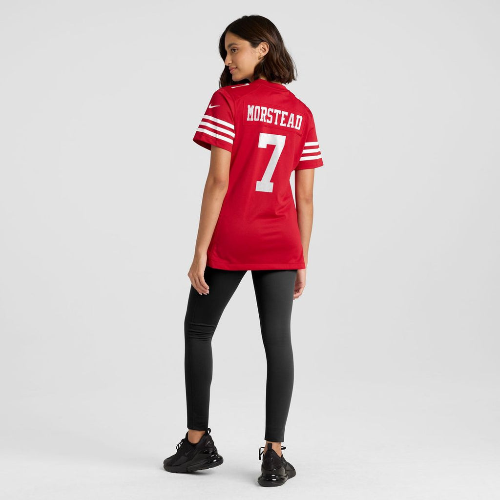Thomas Morstead San Francisco 49ers Women's Team Game Jersey - Scarlet
