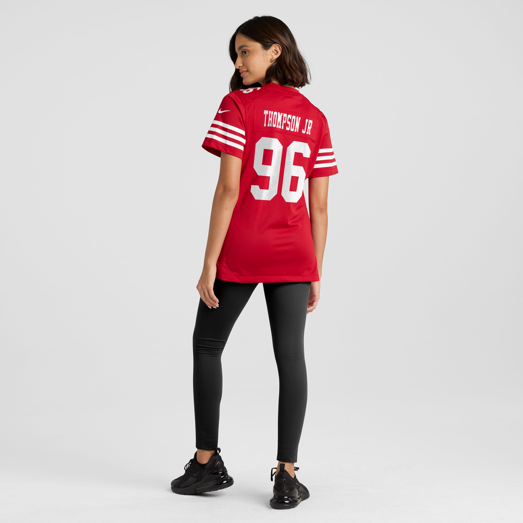 James Thompson Jr San Francisco 49ers Women's Team Game Jersey - Scarlet