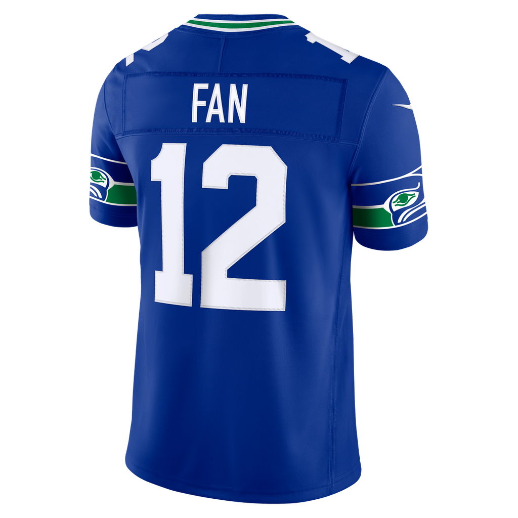12s Seattle Seahawks Alternate Vapor F.U.S.E. Stitched Limited Jersey - Royal