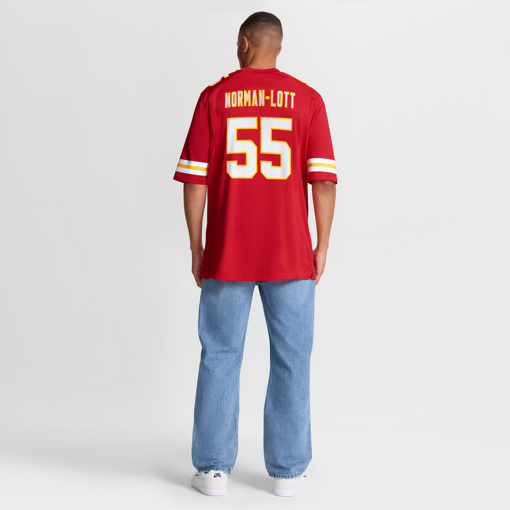 Omarr Norman - Lott Kansas City Chiefs Team Game Jersey - Red