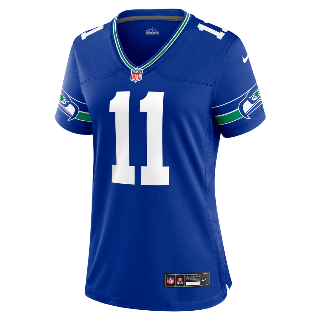 Jaxon Smith - Njigba Seattle Seahawks Women's Game Jersey - College Navy