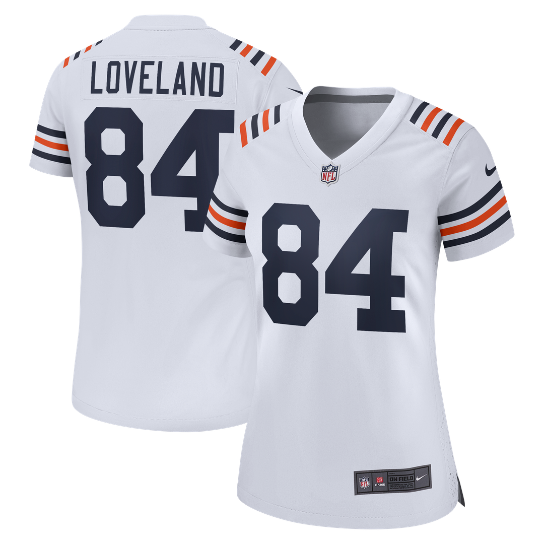 Colston Loveland Chicago Bears Women's Alternate Game Jersey - White