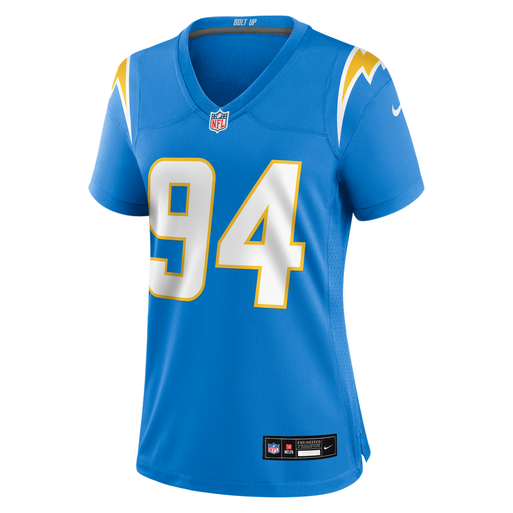 Dalvin Tomlinson Los Angeles Chargers Women's Team Game Jersey - Powder Blue