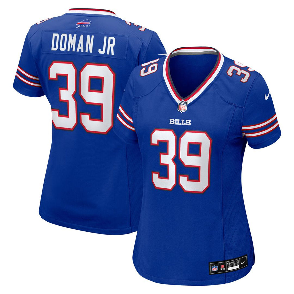 Tommy Doman Jr Buffalo Bills Women's Team Game Jersey - Royal