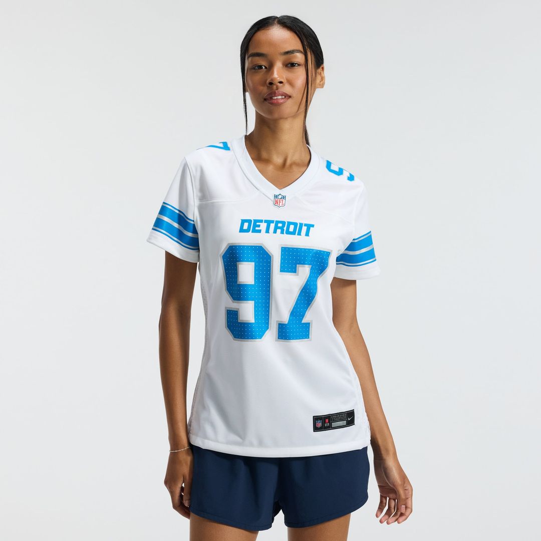Aidan Hutchinson Detroit Lions Women's 2nd Alternate Game Jersey - Black