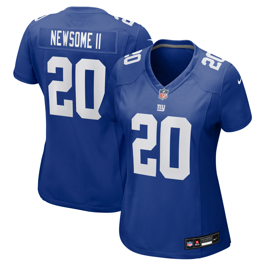 Greg Newsome II New York Giants Women's Team Game Jersey - Royal