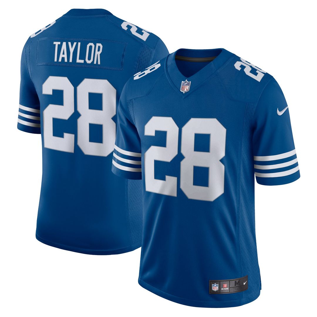 Men's Jonathan Taylor Royal Indianapolis Colts Alternate Vapor Limited Jersey