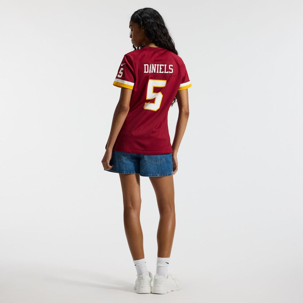 Jayden Daniels Washington Commanders Women's Hail Raiser Alternate Game Jersey - Black