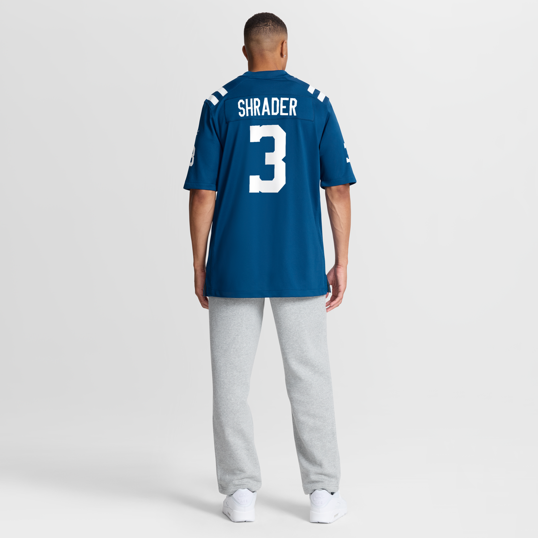 Spencer Shrader Indianapolis Colts Team Game Jersey - Royal