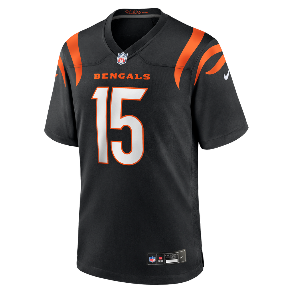 Charlie Jones Cincinnati Bengals Team Game Jersey - Black