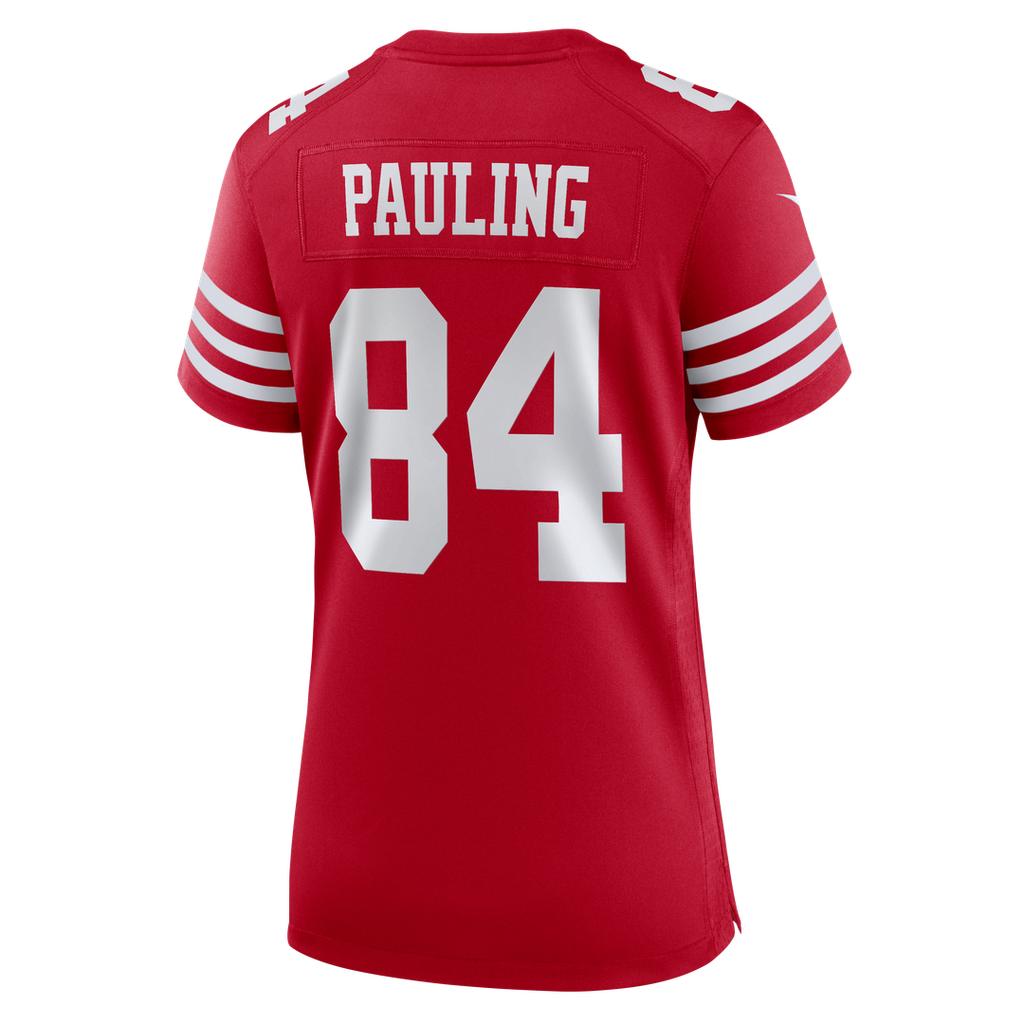 Will Pauling San Francisco 49ers Women's Team Game Jersey - Scarlet
