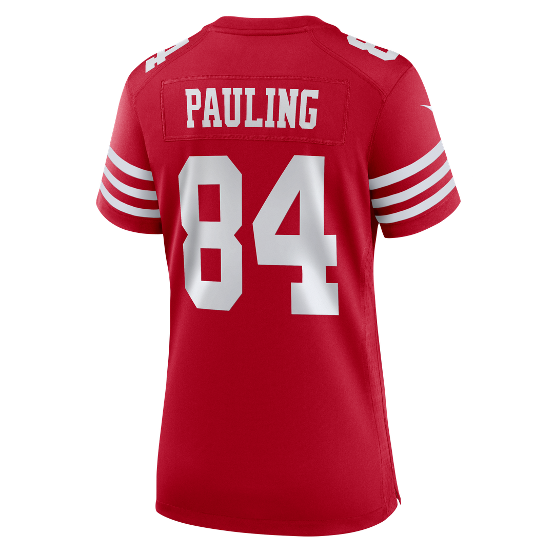 Will Pauling San Francisco 49ers Women's Team Game Jersey - Scarlet