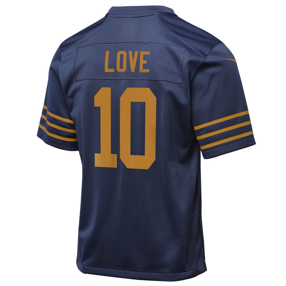 Jordan Love Green Bay Packers Youth Game Jersey - White