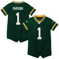 Micah Parsons Green Bay Packers Newborn Romper Game Jersey - Green