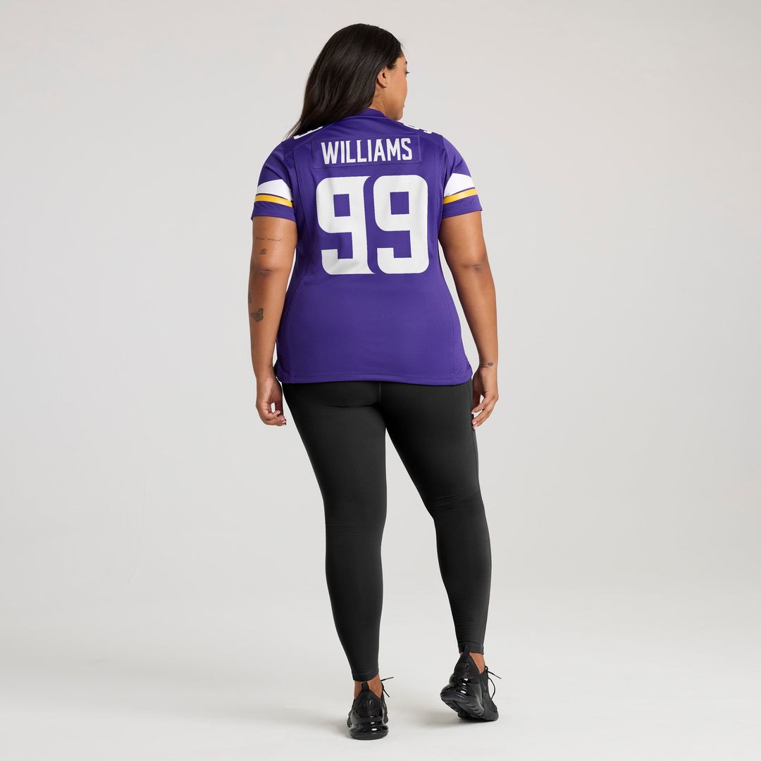 Elijah Williams Minnesota Vikings Women's Team Game Jersey - Purple