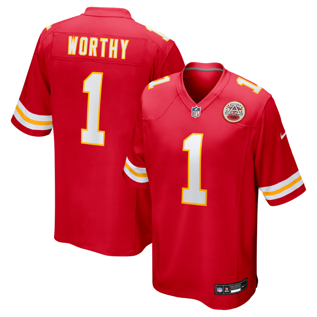Xavier Worthy Kansas City Chiefs Player Game Jersey - Red