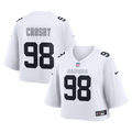 Maxx Crosby Las Vegas Raiders Women's Cropped Fashion Game Jersey - White